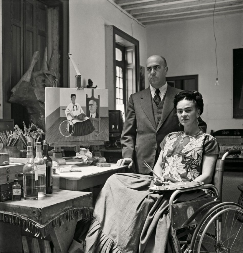Raras fotos de los últimos años de la vida de Frida Kahlo