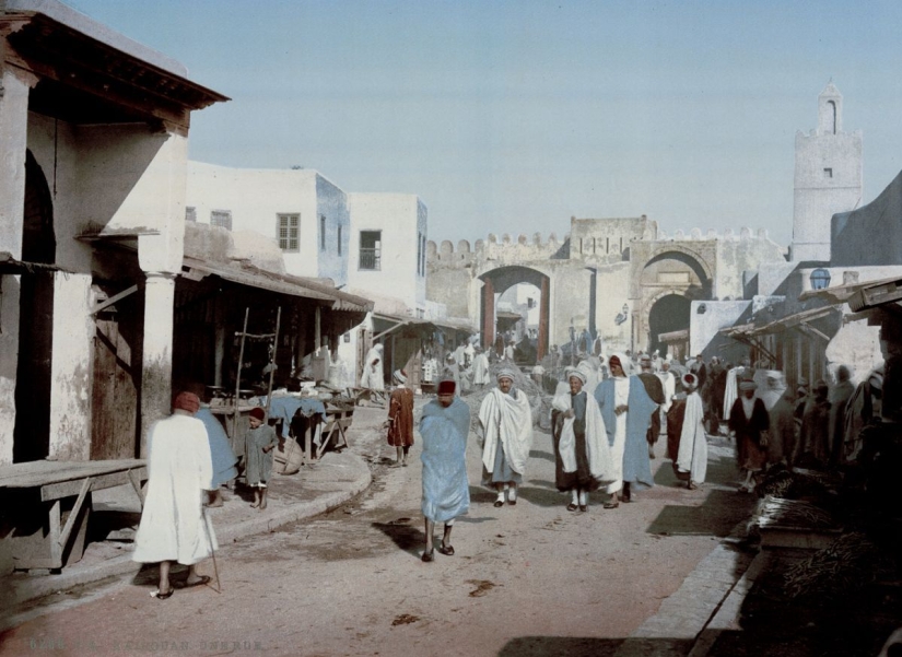 Rare color shots from Tunisia at the turn of the XIX-XX centuries