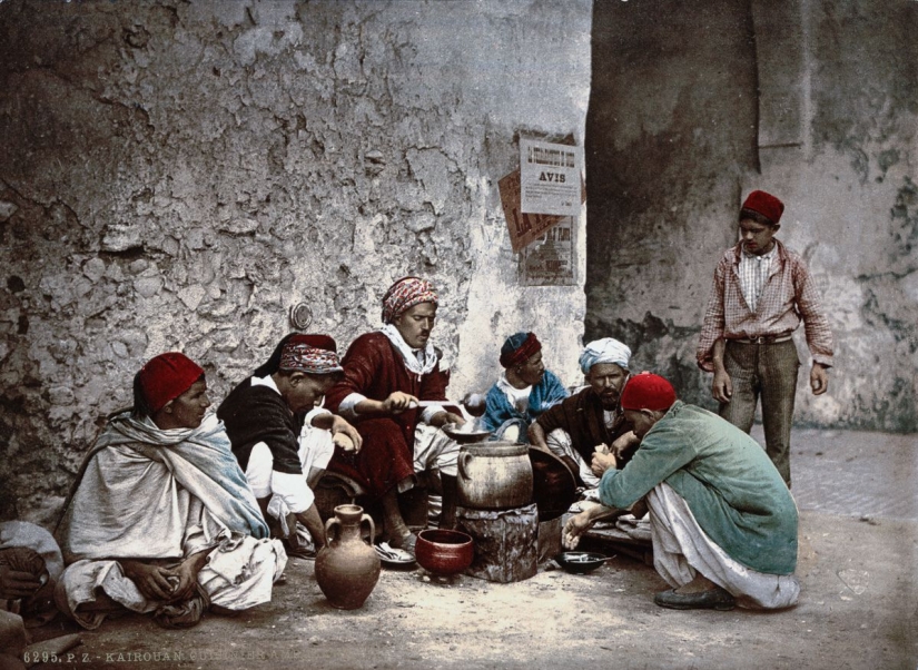 Rare color shots from Tunisia at the turn of the XIX-XX centuries