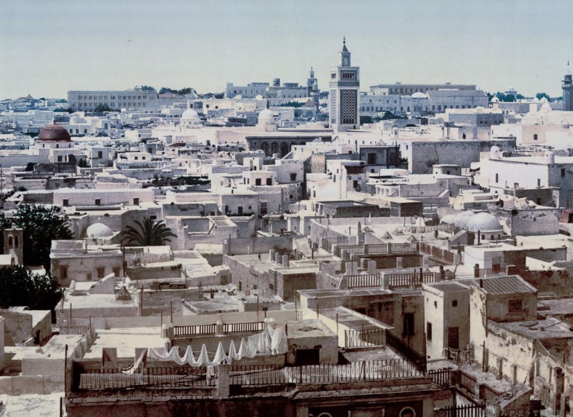 Rare color shots from Tunisia at the turn of the XIX-XX centuries