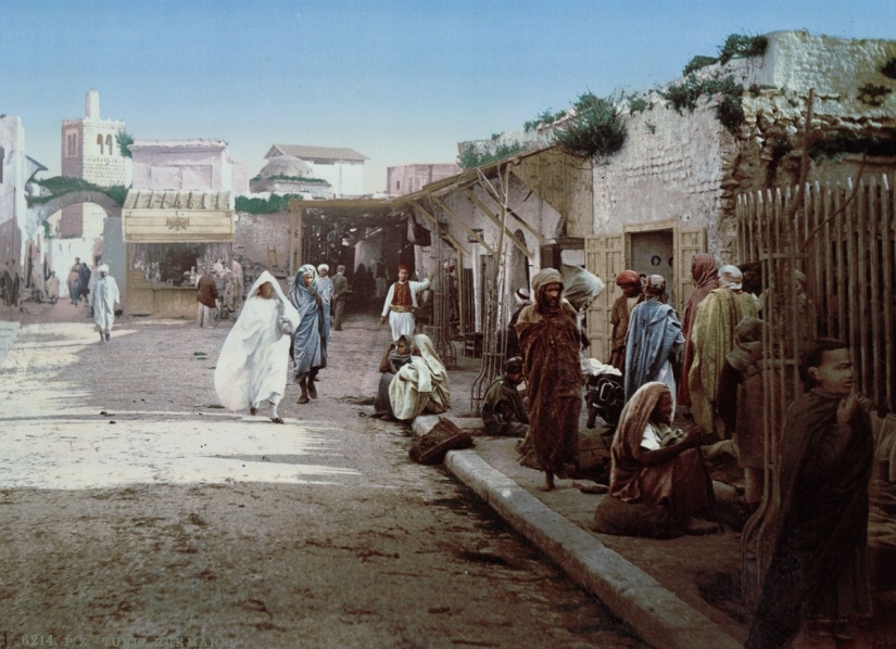 Rare color shots from Tunisia at the turn of the XIX-XX centuries
