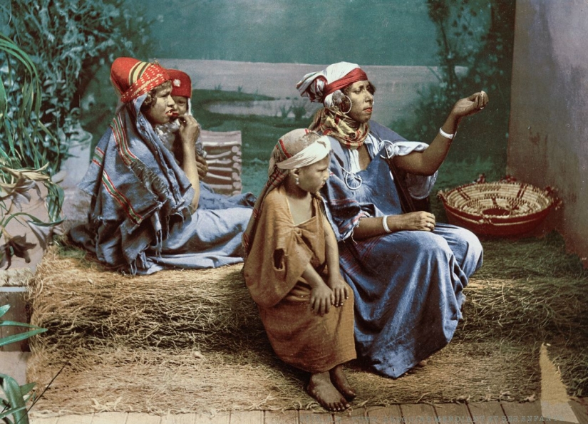 Rare color shots from Tunisia at the turn of the XIX-XX centuries