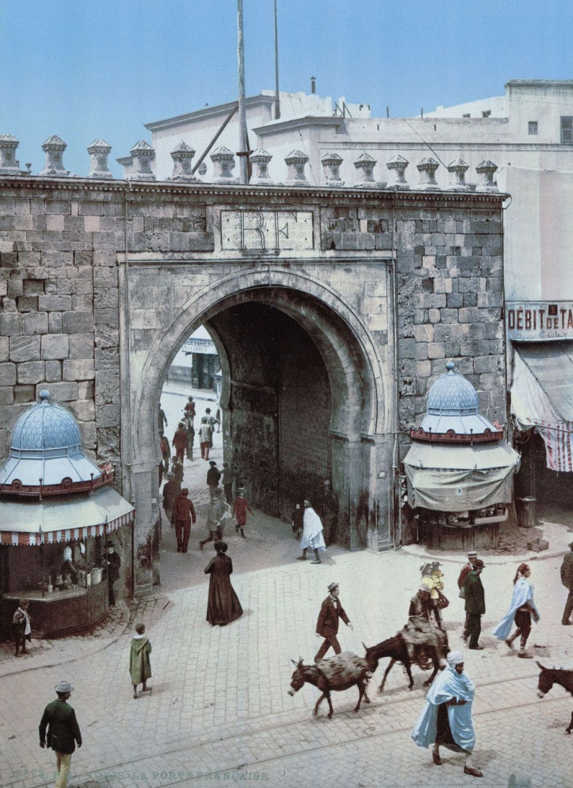 Rare color shots from Tunisia at the turn of the XIX-XX centuries