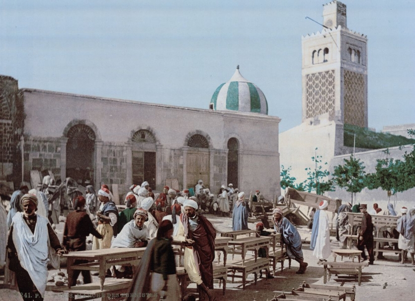 Rare color shots from Tunisia at the turn of the XIX-XX centuries