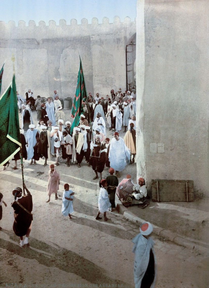Rare color shots from Tunisia at the turn of the XIX-XX centuries