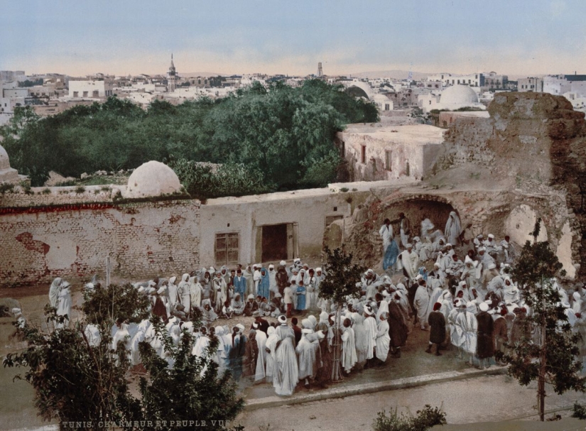 Rare color shots from Tunisia at the turn of the XIX-XX centuries