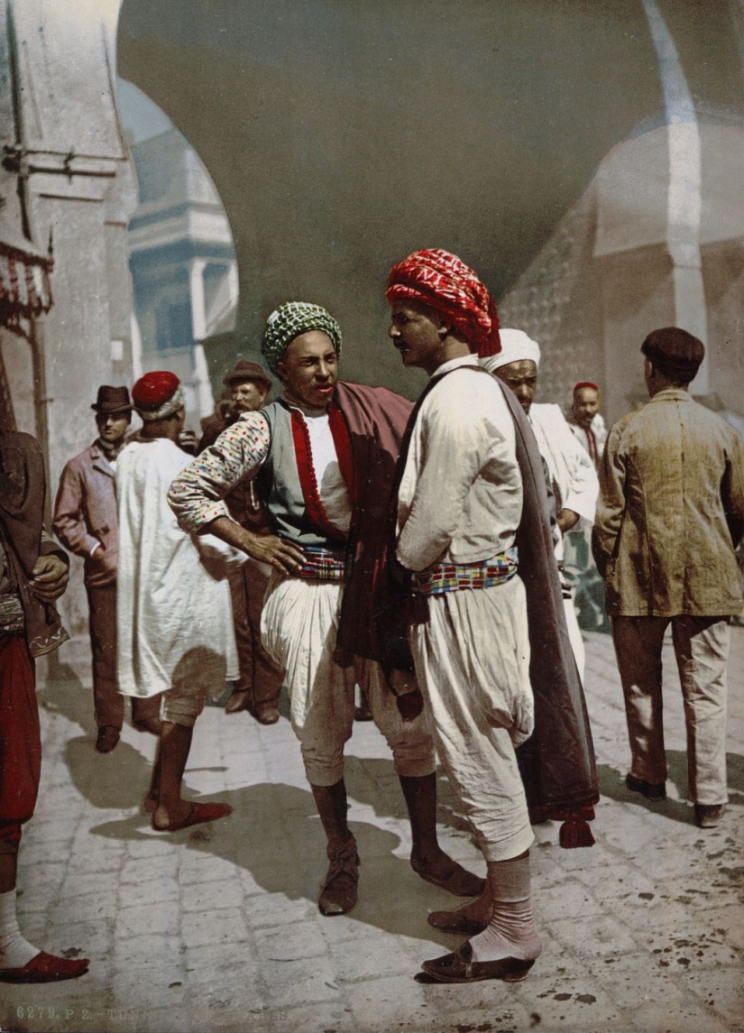 Rare color shots from Tunisia at the turn of the XIX-XX centuries