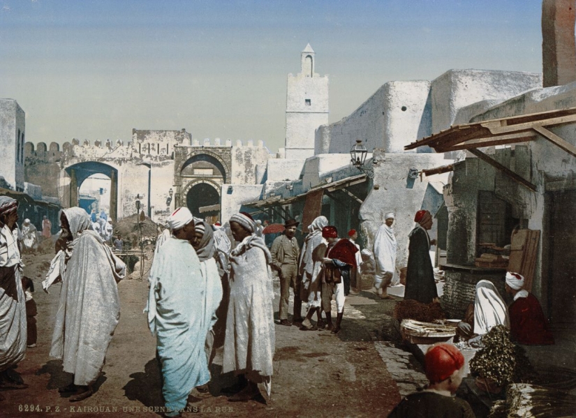 Rare color shots from Tunisia at the turn of the XIX-XX centuries