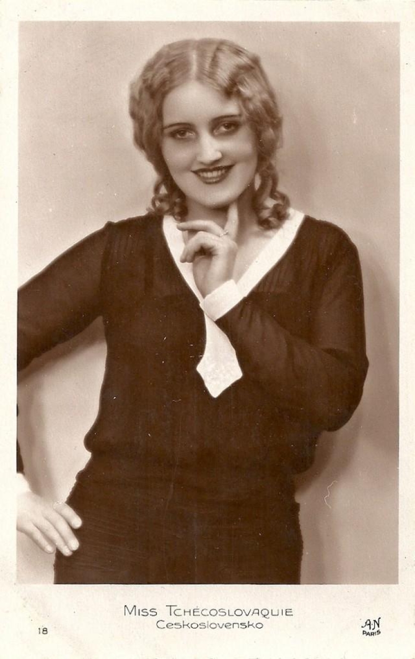 Retro beauties from the Miss Europe — 1930 contest