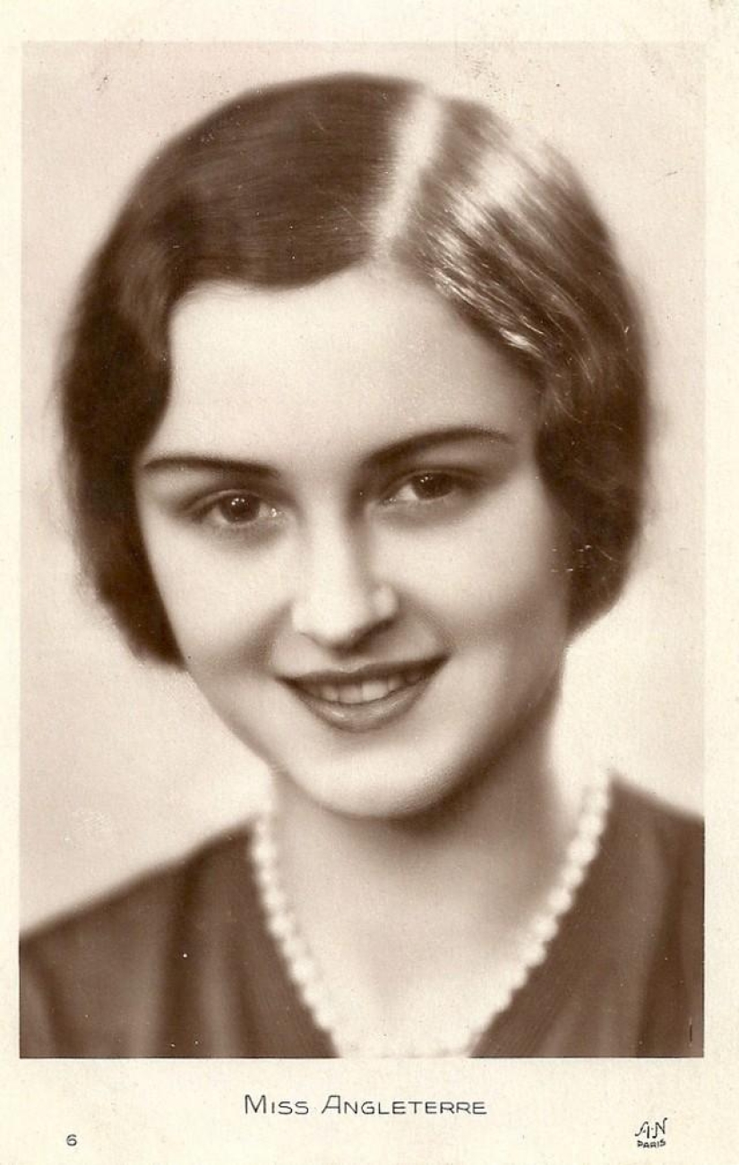 Retro beauties from the Miss Europe — 1930 contest
