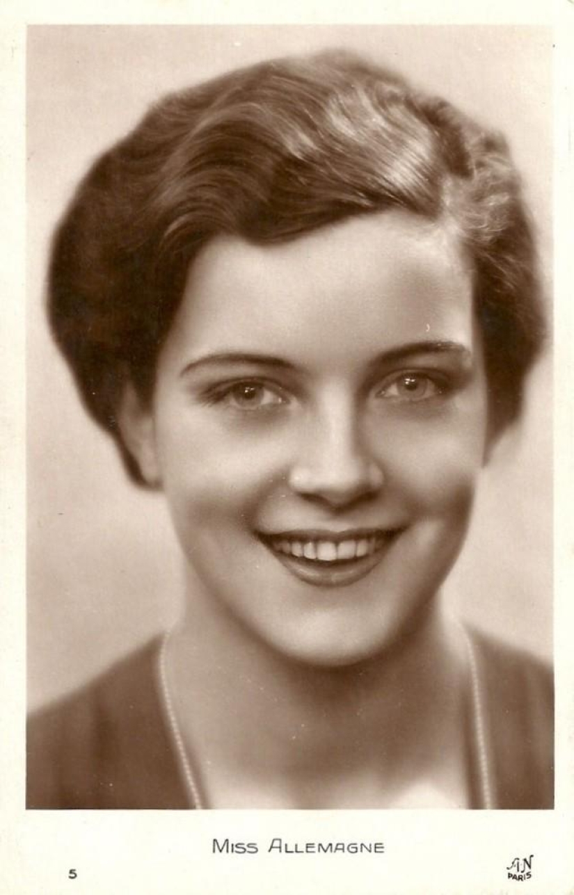 Retro beauties from the Miss Europe — 1930 contest