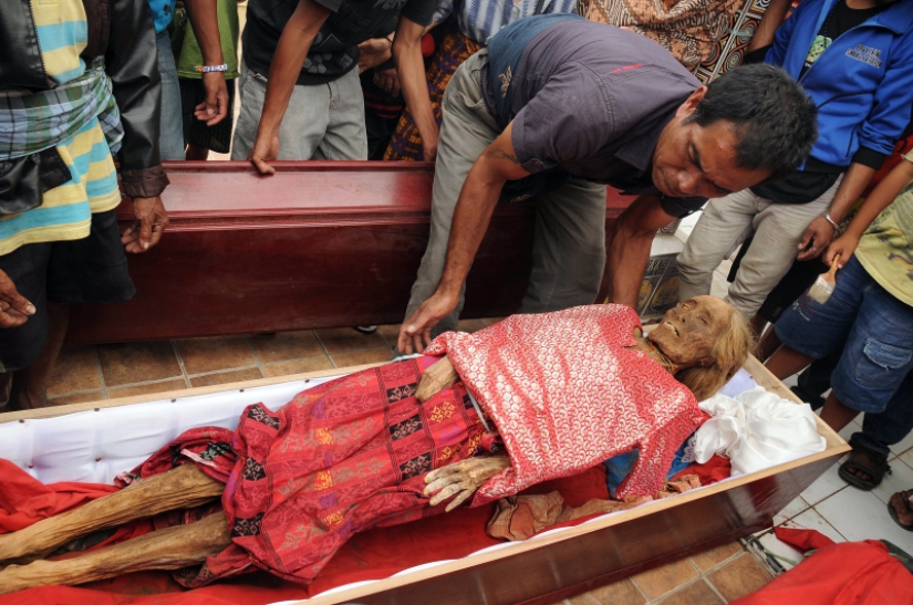 Rituales funerarios inusuales en Indonesia