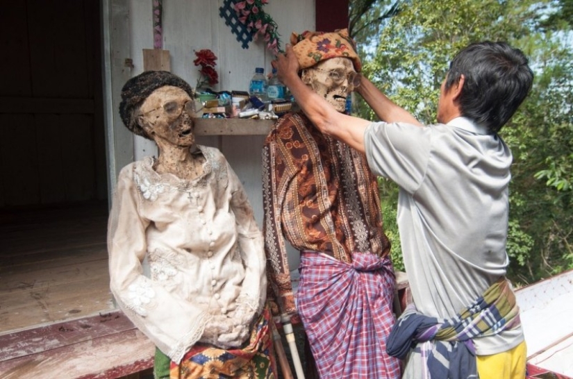 Rituales funerarios inusuales en Indonesia