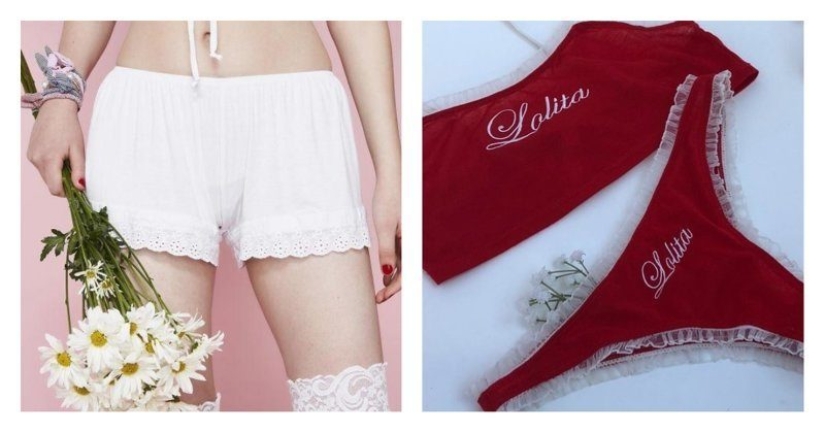 Ropa interior de estilo Lolita criticada por propaganda de pedofilia