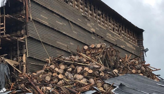 Ríos de alcohol, orillas de robles: un almacén de whisky colapsó en los Estados Unidos