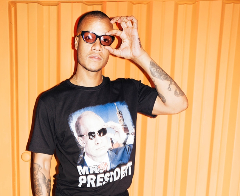 "Rush Fashion" conquers the Decaying West: who made the Cyrillic alphabet fashionable and how