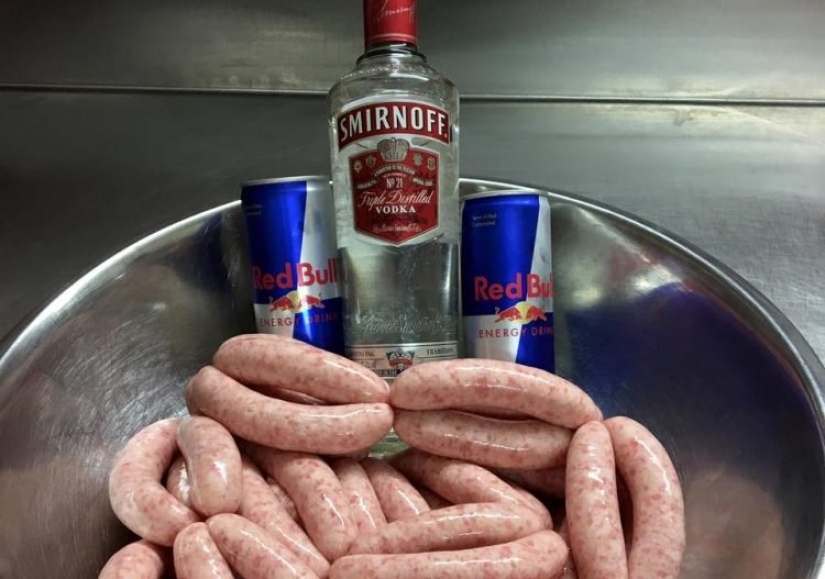 Russian Weeks in Ireland: a local shop sells sausages stuffed with vodka Russian Weeks in Ireland: a local shop sells sausages stuffed with vodka