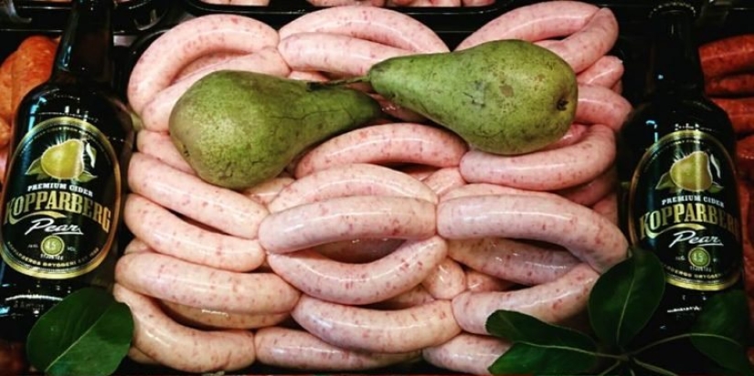 Russian Weeks in Ireland: a local shop sells sausages stuffed with vodka Russian Weeks in Ireland: a local shop sells sausages stuffed with vodka