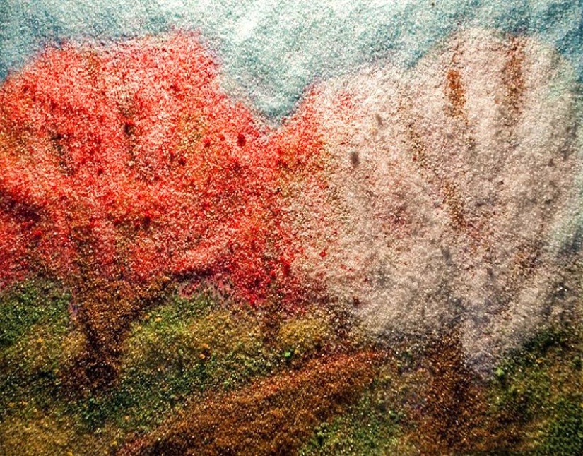 Salt and spice paintings