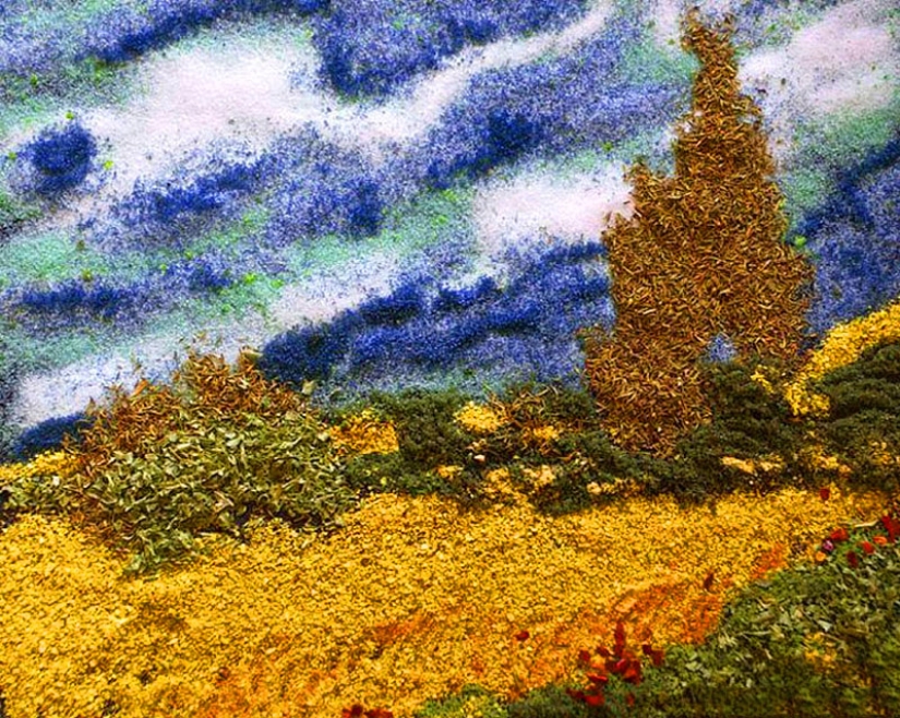 Salt and spice paintings