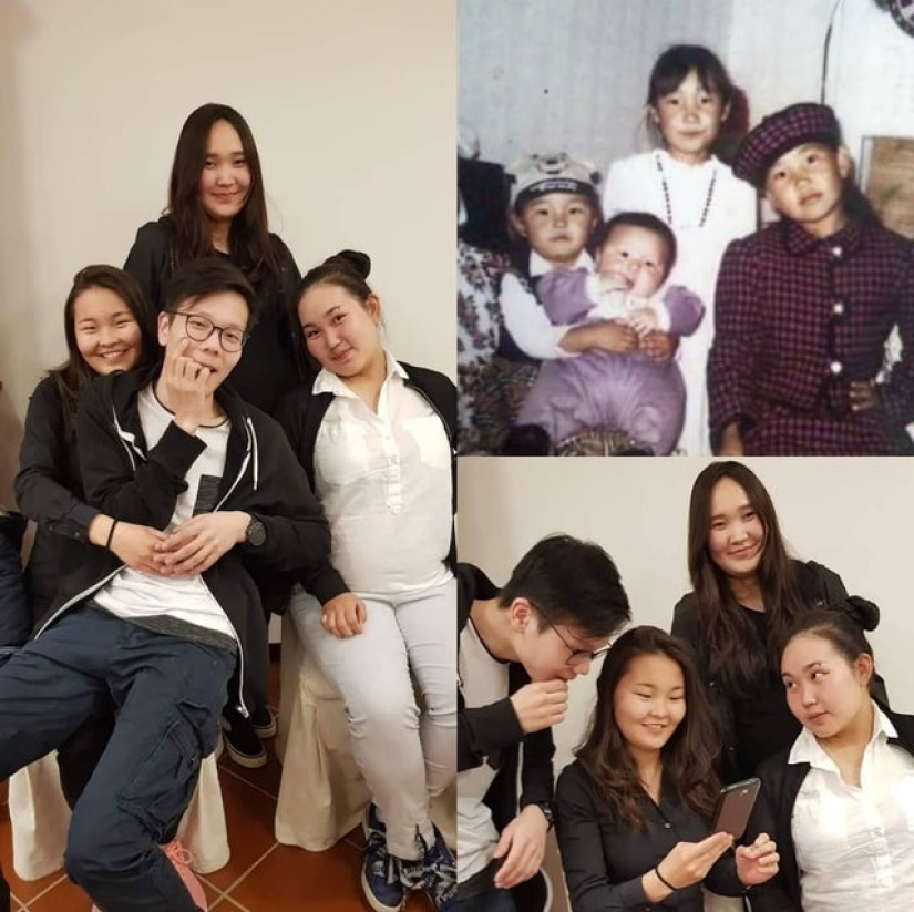 Saludos del pasado: la gente ha recreado sus fotos antiguas