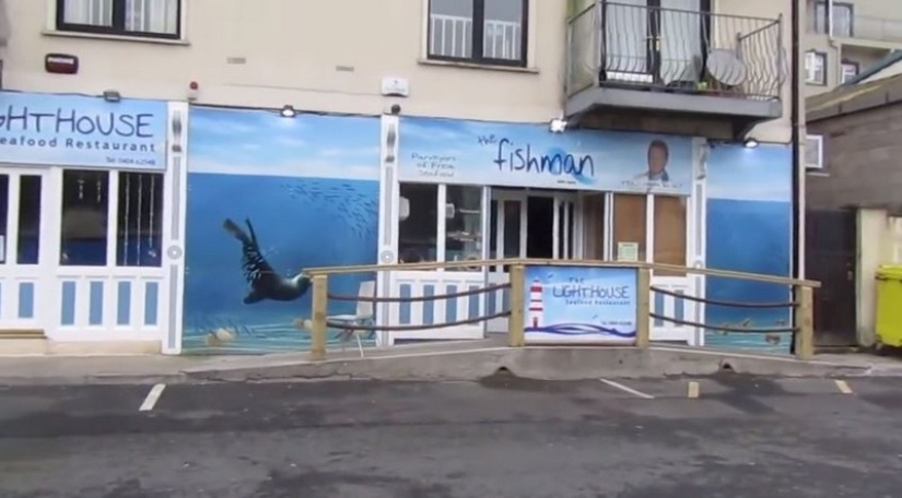 Sammy the seal got into the habit of going to a fish restaurant