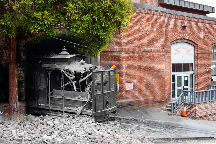 San Francisco después del devastador terremoto de 1906 y hoy San Francisco después del devastador terremoto de 1906 y hoy