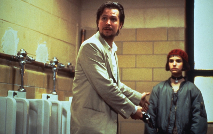 Screen tests of young Natalie Portman and an alternative ending of the film "Leon"