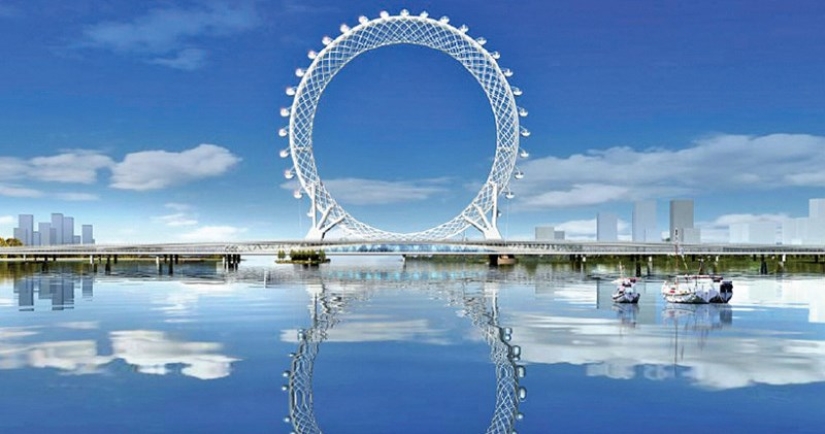 Se ha construido un milagro de ingeniería en China: una noria futurista sin ejes