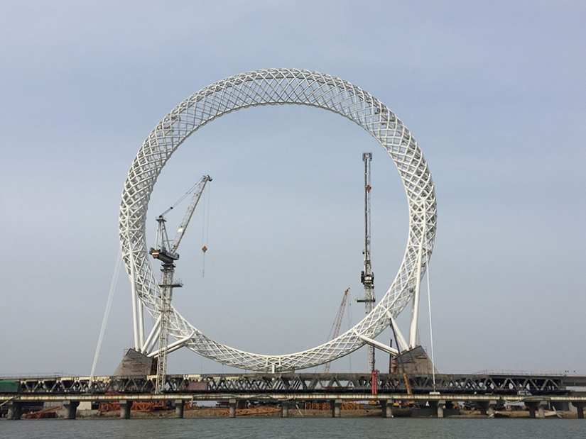 Se ha construido un milagro de ingeniería en China: una noria futurista sin ejes