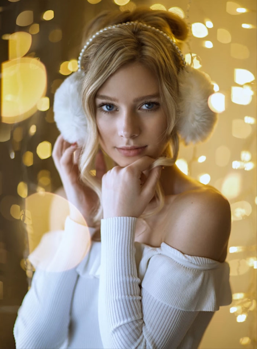 Secrets of "fotokuhni": How to make beautiful portraits at home in the New Year style