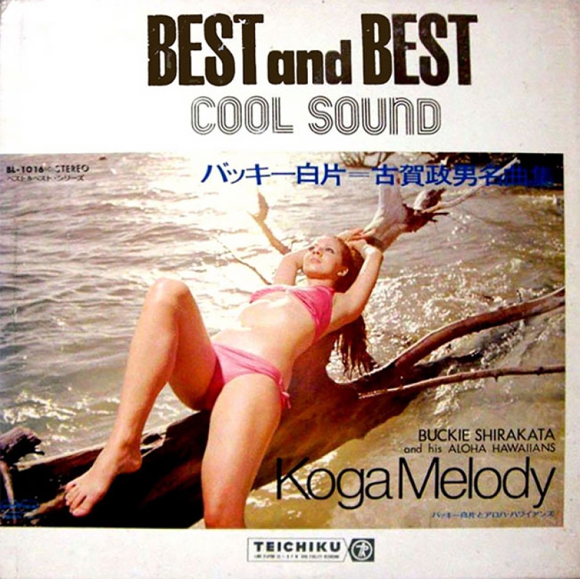 Seductive bikinis from the covers of records of the 60-80s