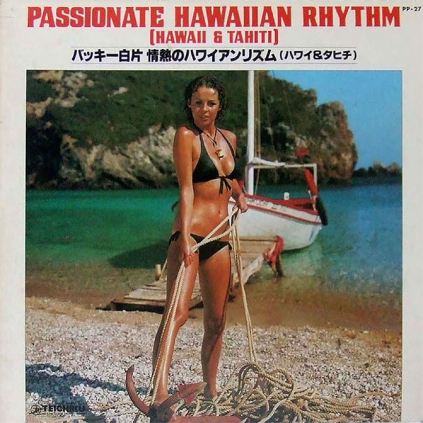 Seductive bikinis from the covers of records of the 60-80s