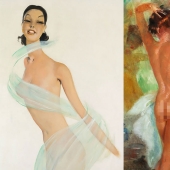 Seductive Parisian women in the paintings of French artist Jean-Gabriel Domergue
