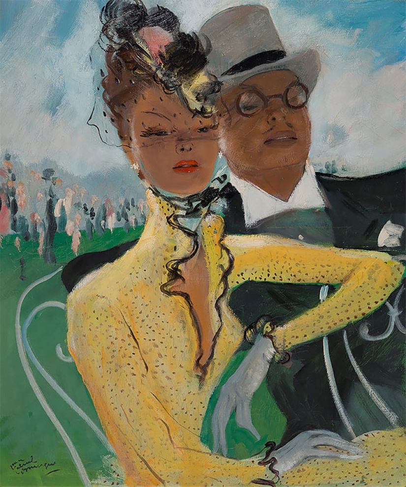 Seductoras mujeres parisinas en las pinturas del artista francés Jean-Gabriel Domergue Seductoras mujeres parisinas en las pinturas del artista francés Jean-Gabriel Domergue