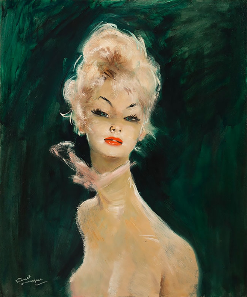 Seductoras mujeres parisinas en las pinturas del artista francés Jean-Gabriel Domergue Seductoras mujeres parisinas en las pinturas del artista francés Jean-Gabriel Domergue