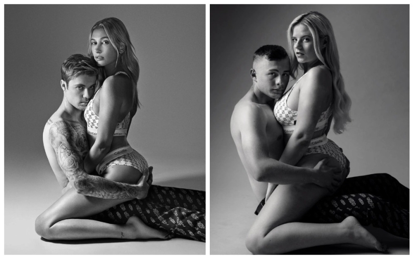 Sentimientos en exhibición: Tres parejas recrearon fotos íntimas de Justin y Hailey Bieber
