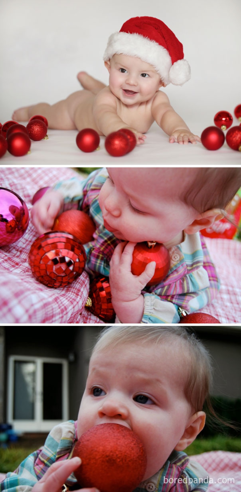 Sesión de fotos de Año Nuevo con un niño: expectativas y realidad