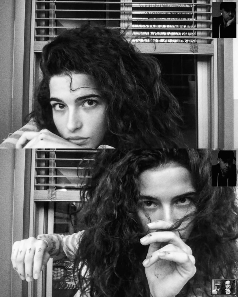 Sesión de fotos remota de Alessio Albi en la cámara web durante la cuarentena Sesión de fotos remota de Alessio Albi en la cámara web durante la cuarentena