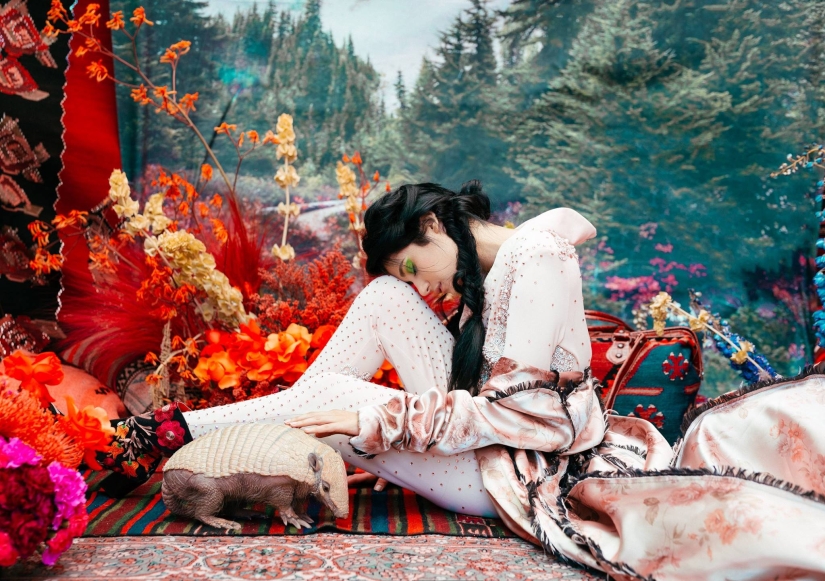 Sesión de fotos increíblemente hermosa con animales rescatados en el mercado negro Sesión de fotos increíblemente hermosa con animales rescatados en el mercado negro