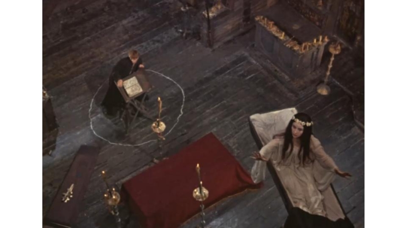 "Shooting standing in a coffin did not frighten her": how the only Soviet horror film "Viy" was filmed