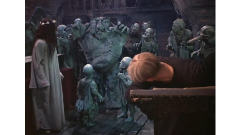 "Shooting standing in a coffin did not frighten her": how the only Soviet horror film "Viy" was filmed