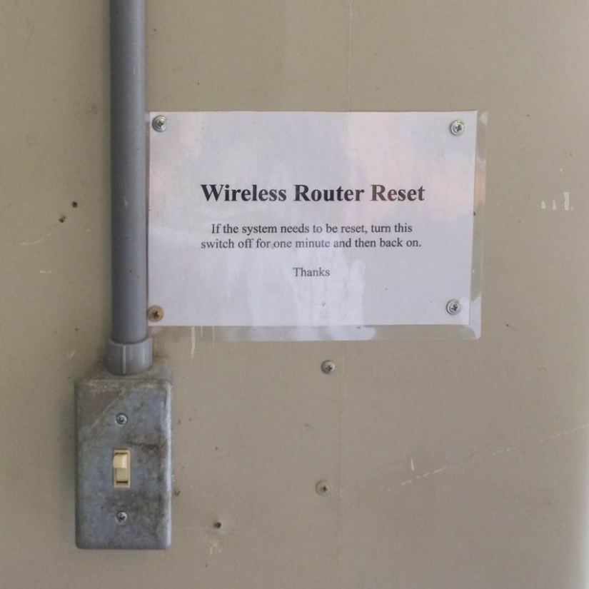 Shots that will make a normal IT specialist shudder with horror Shots that will make a normal IT specialist shudder with horror