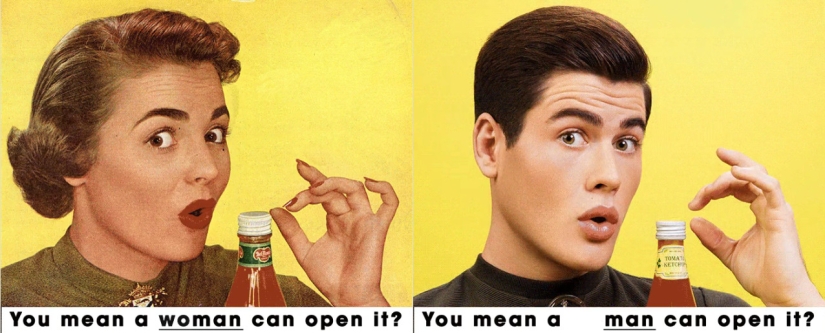 "Show him it's a woman's world": Lebanese photographer replaced women in old sexist ad with men