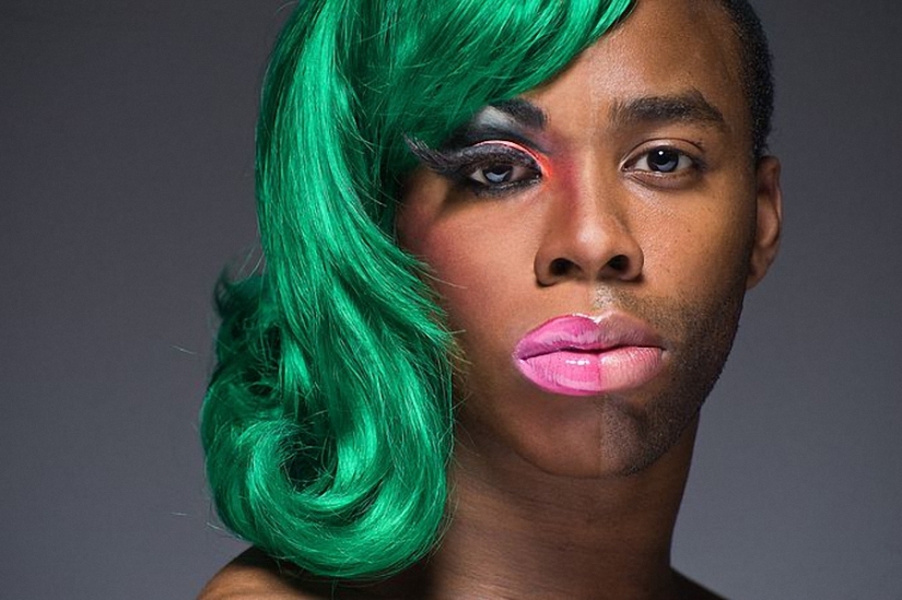 Show your face: Divas travestis con y sin maquillaje en el proyecto de Leland Bobb