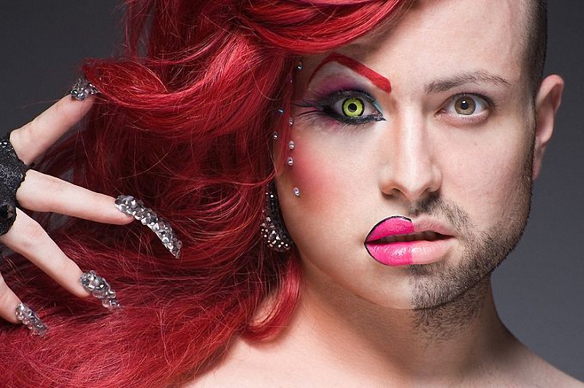 Show your face: Divas travestis con y sin maquillaje en el proyecto de Leland Bobb