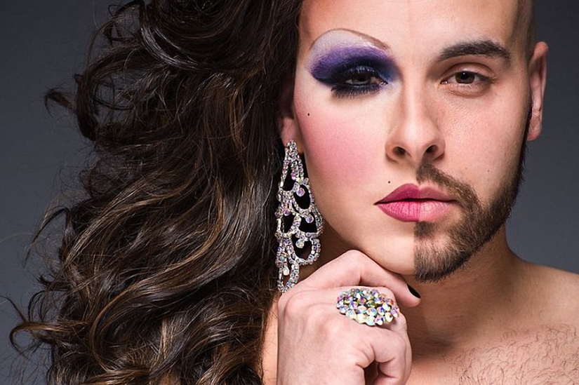 Show your face: Divas travestis con y sin maquillaje en el proyecto de Leland Bobb