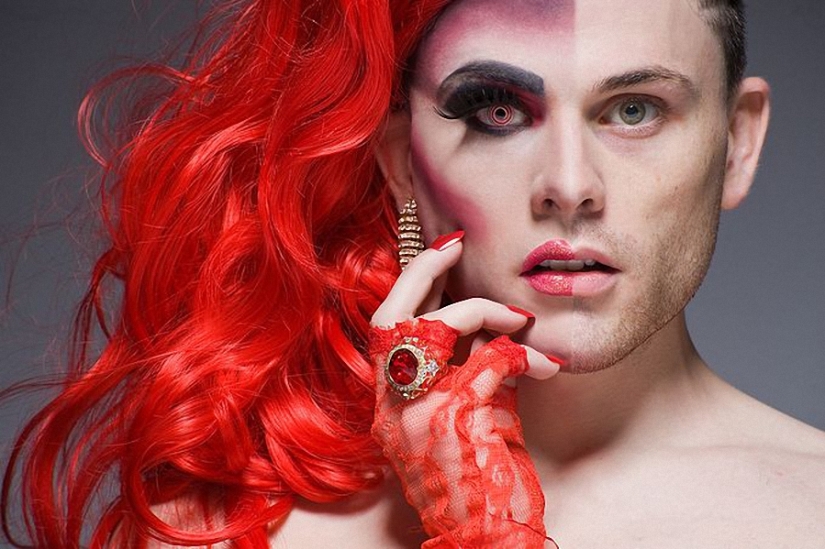 Show your face: Divas travestis con y sin maquillaje en el proyecto de Leland Bobb