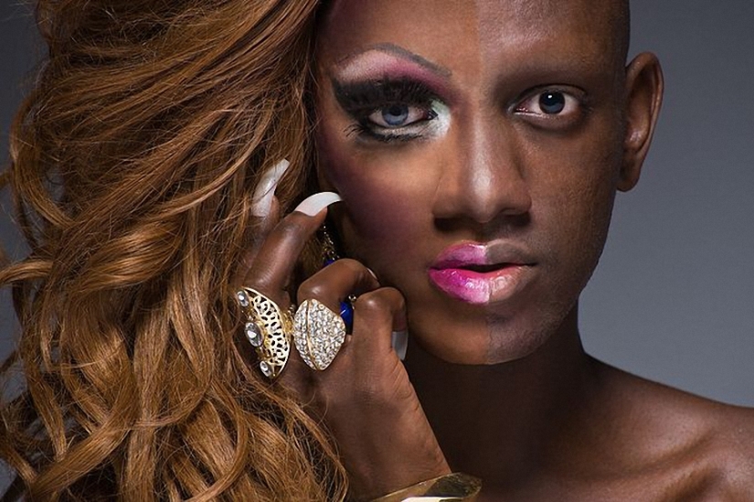 Show your face: Travesty divas with and without makeup in Leland Bobb's project