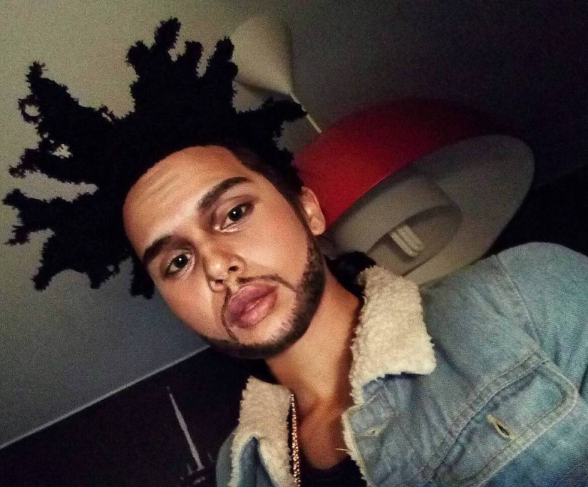 Siberian student turns into 50 Cent, Avatar, Jackson, and anyone else